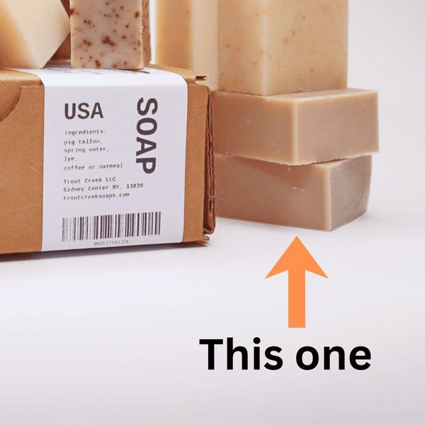 coffee soap (1 bar, 0.19 lb)