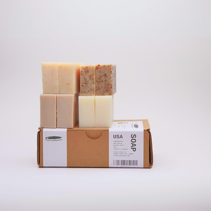 Pig Tallow Soap: 96 Bar Wholesale Case (18lb)