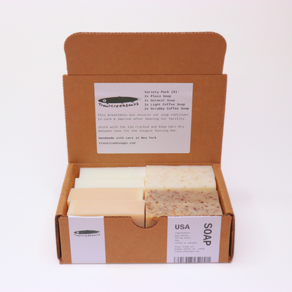 Pig Tallow Soap: 8 Bar Variety Pack (1.5lb)